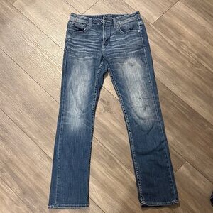 BKE Straight Fit Blue Jeans